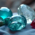 March Birthstones: Aquamarine, Bloodstone, Amazonite, Emerald, Crystal, Jade, Jasper, Ruby